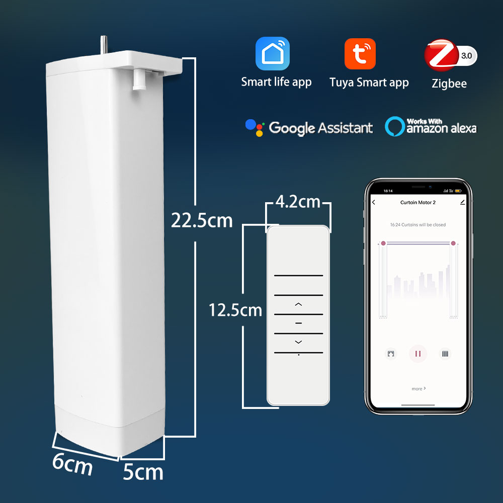 Smart Curtain Robot - Tuya ZigBee Alexa Slimme gordijnen Eenvoudige