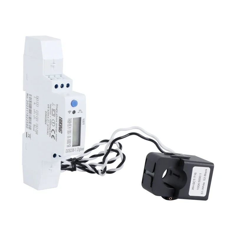 Smart Home Zigbee - 2026 Klemmeter CT 100A compatibel met