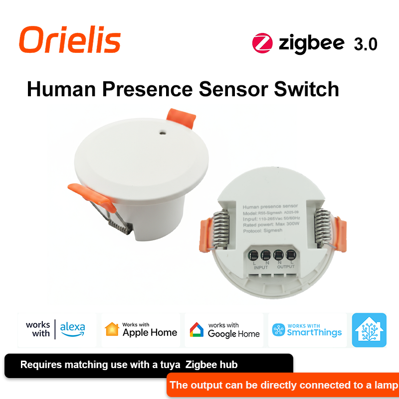 Smart Home Zigbee - ZIGBEE 3.0 MmWave Radar Menselijke aanwezigheid