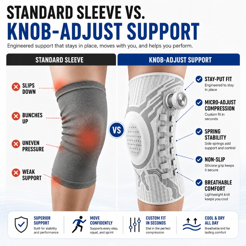 Smart Home Bone - Smart Knob Kniebrace Patella Gel Pad
