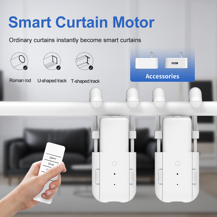 Smart Curtain Robot - Smart For Home Gordijnopener Elektronische 3in1Track