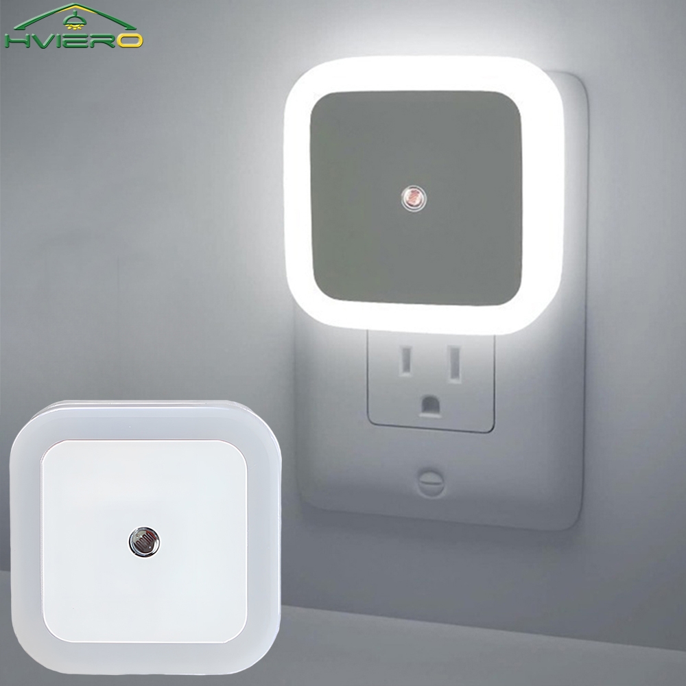 Smart Baby Night Light - Draadloze sensor LED-nachtlampje EU-stekker Mini Square