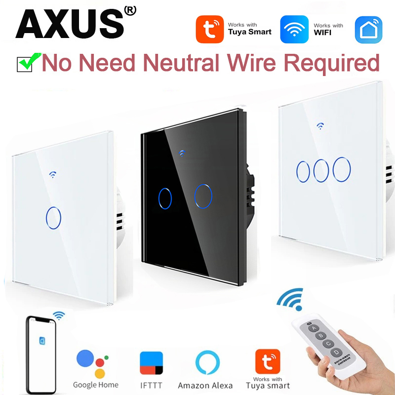 Smart Home Sistem - AXUS EU WiFi Slimme Lichtschakelaars Zonder