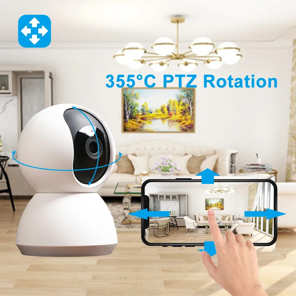Smart Baby Night Light - 400 W Smart Tuya Binnencamera 1080