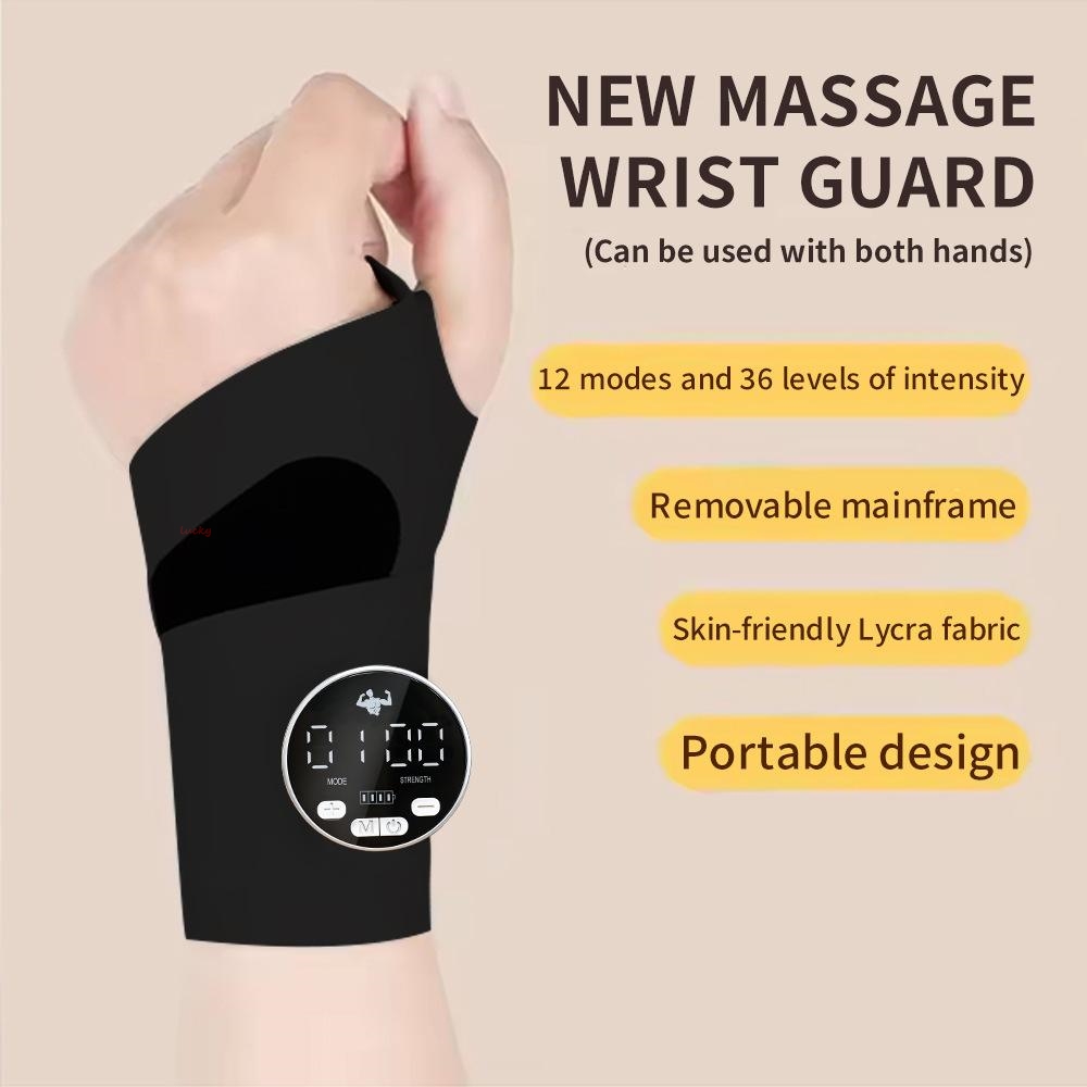 Smart Home Devices - Verwarmde polsmassageapparaat Pijnverlichting Handmassageapparaat Tendinitisverzorging Kneden