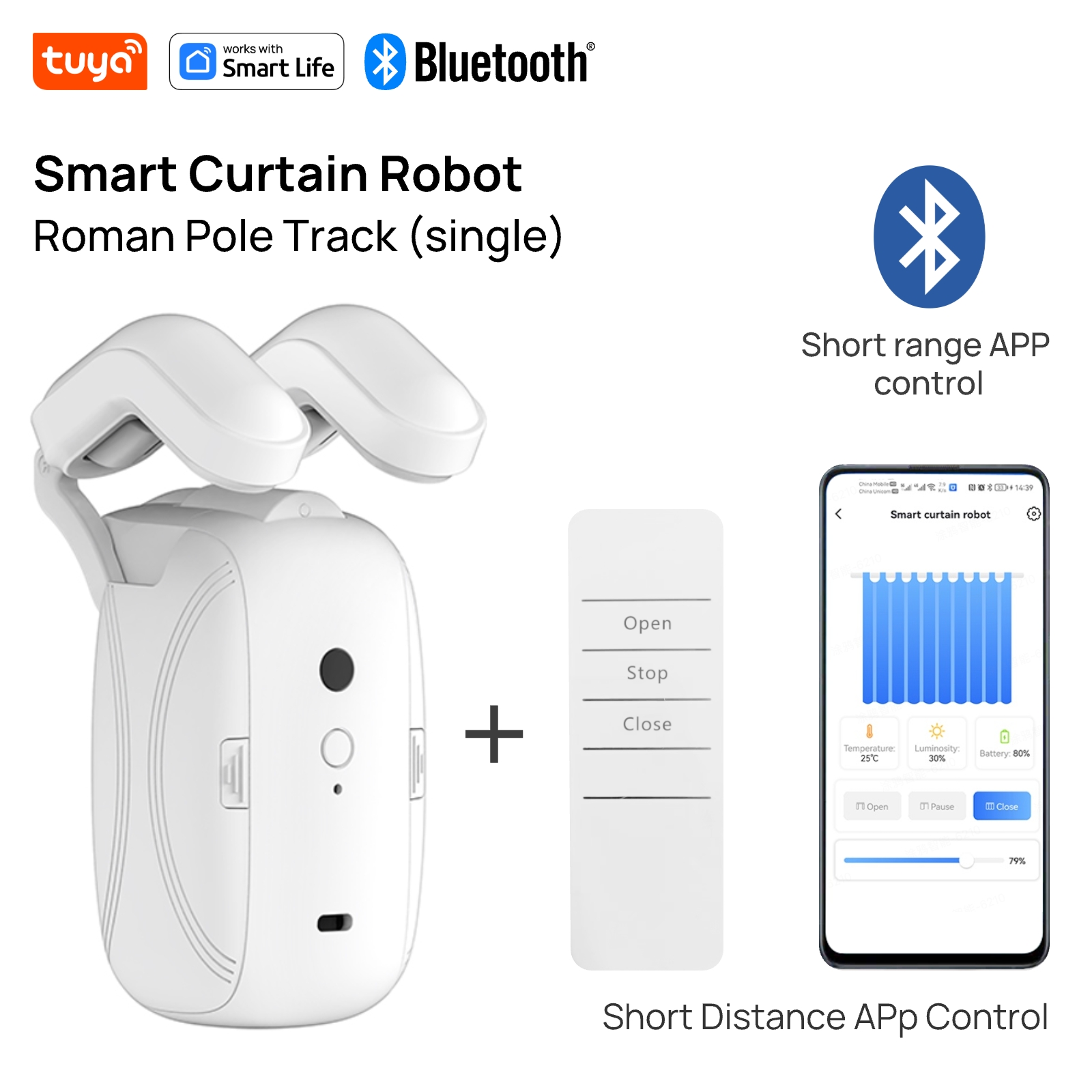Smart Curtain Robot - Tuya Smart Curtain Robot (Roman Rod