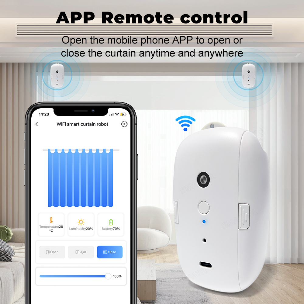 Tuya Smart Gordijn Motor Bt Sp - Smart Curtain Robot recensie en prijs