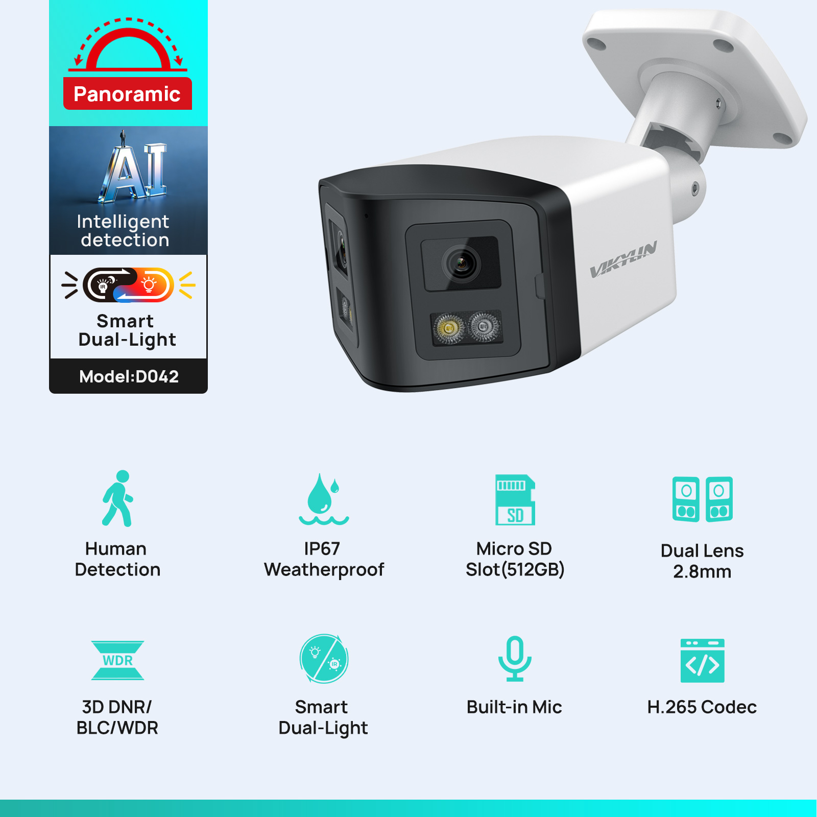 VIKYLIN 170 °   Panoramische b - Smart Home X10 recensie en prijs