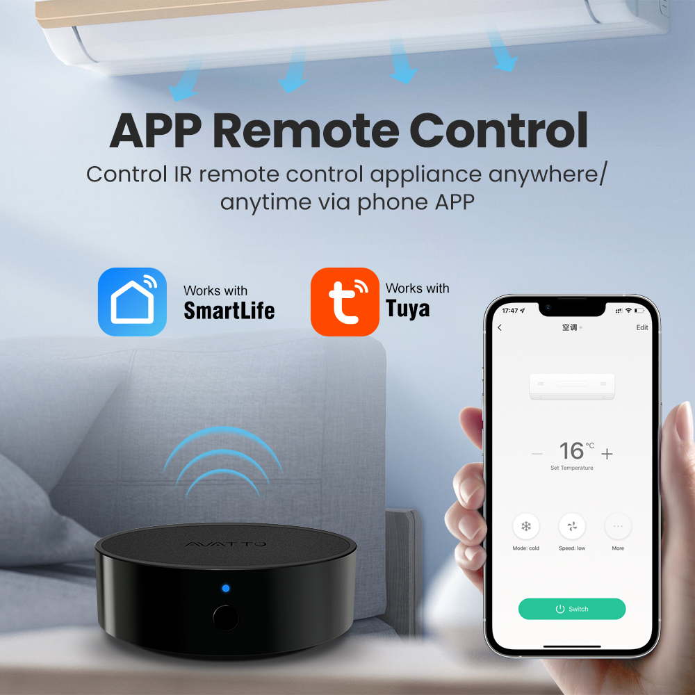 AVATTO Tuya WiFi IR-afstandsbe - Smart Home Lg recensie en prijs