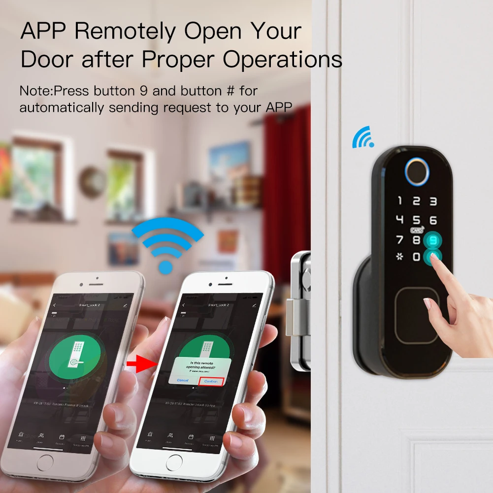 MOES WiFi Tuya Smart Lock Deur - Smart Home Hotel recensie en prijs