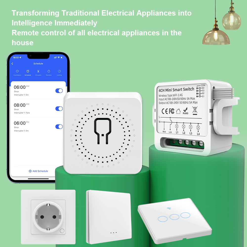 Tuya WiFi Smart Switch 1/2/3/4 - Smart Home Sistem recensie en prijs