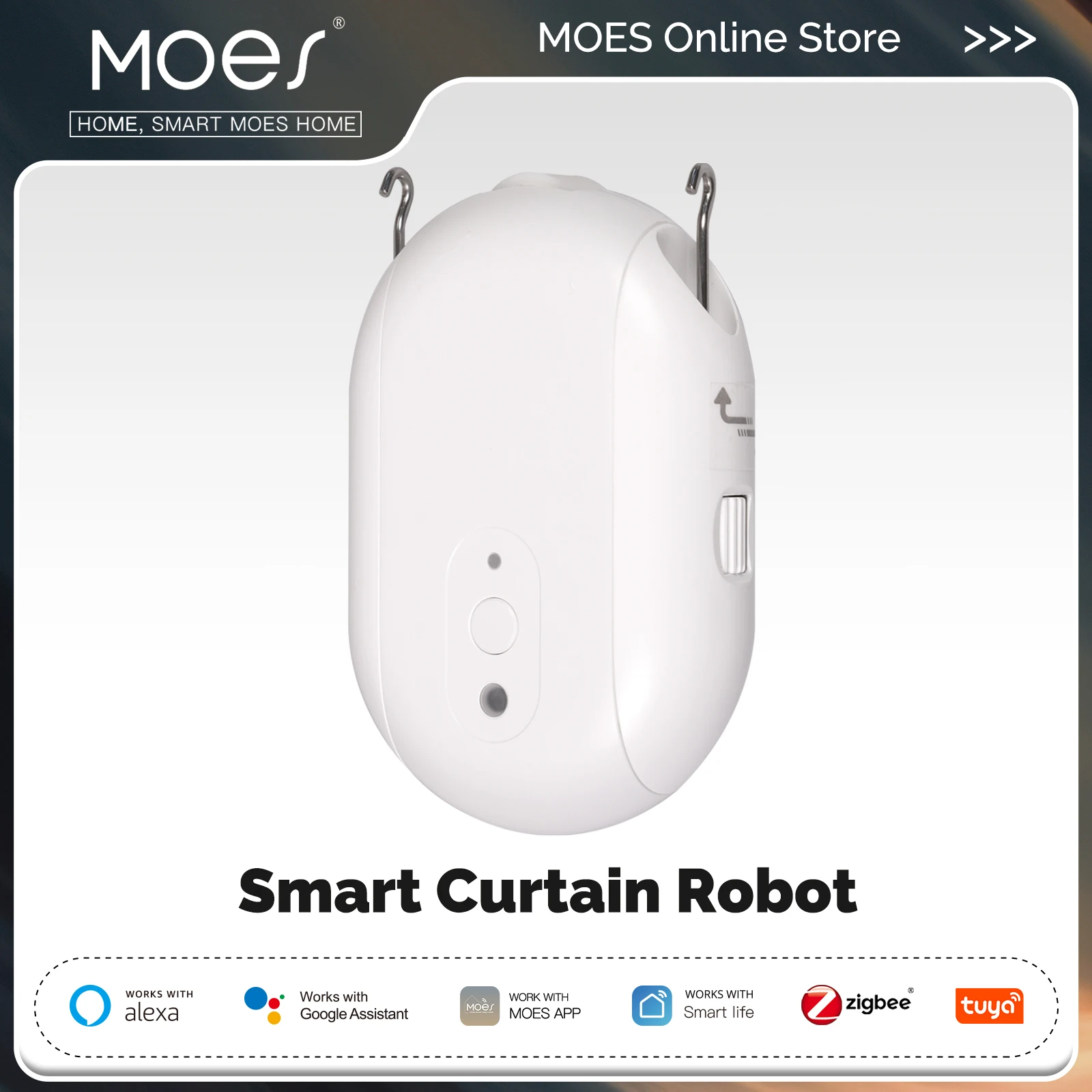 MOES Tuya ZigBee Smart Elektri - Smart Curtain Robot recensie en prijs