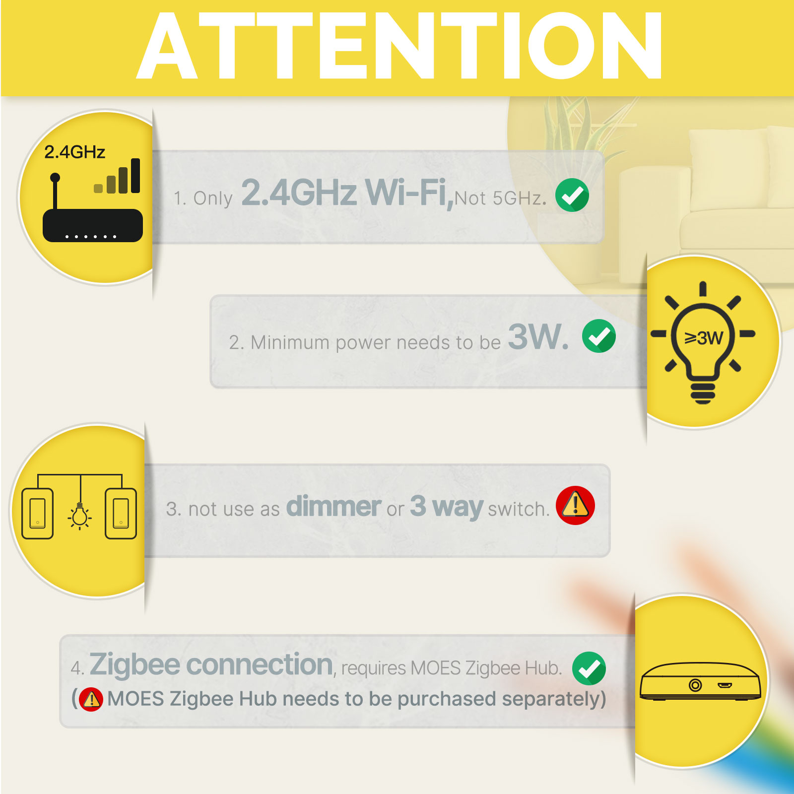 MOES US Standaard Zigbee Slimm - Smart Home Zigbee recensie en prijs