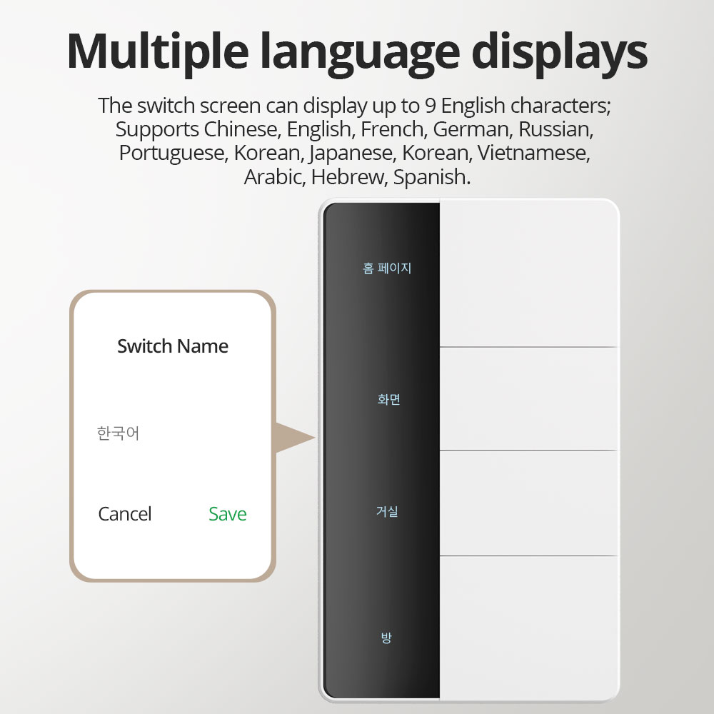 1234 Gang US Type Zigbee Push  - Smart Home Zigbee recensie en prijs