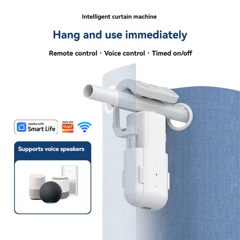 PTST Tuya Wifi Slimme Gordijnr - Smart Curtain Robot recensie en prijs