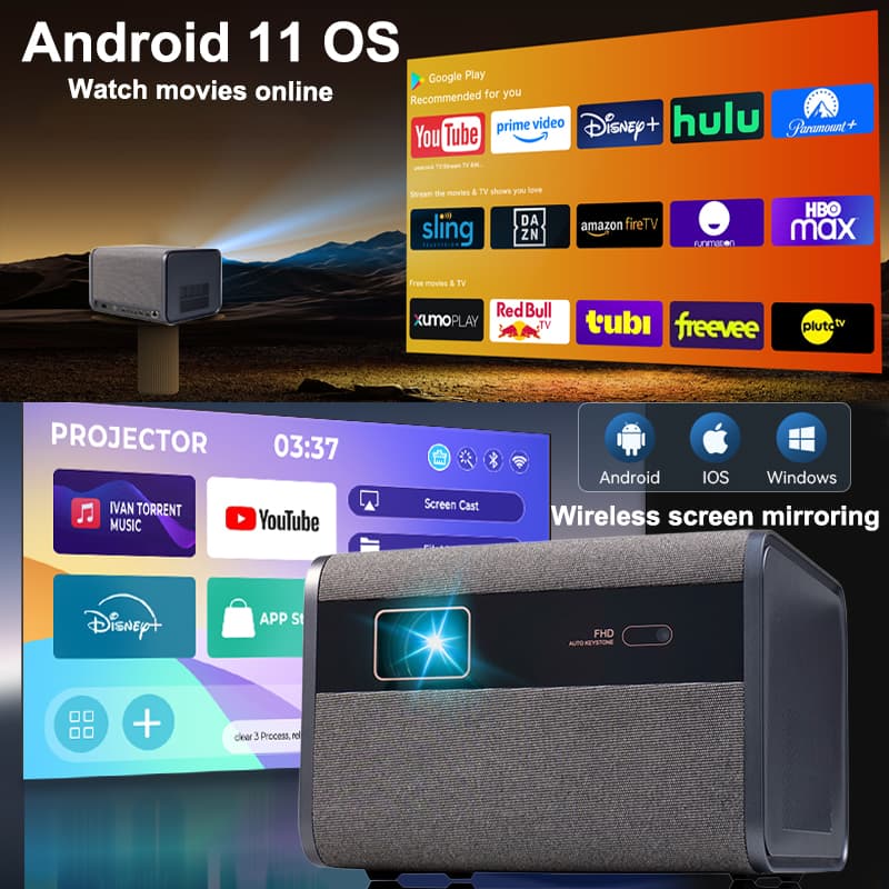 Huaweishi-J10 LED-projector, 1 - Smart Home X10 recensie en prijs