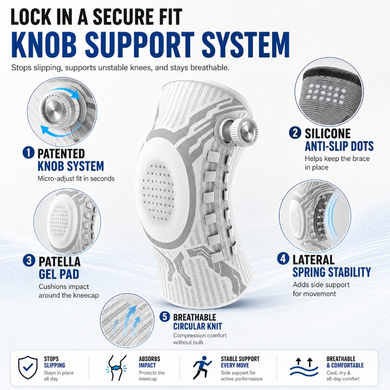 Smart Knob Kniebrace Patella G - Smart Home Bone recensie en prijs