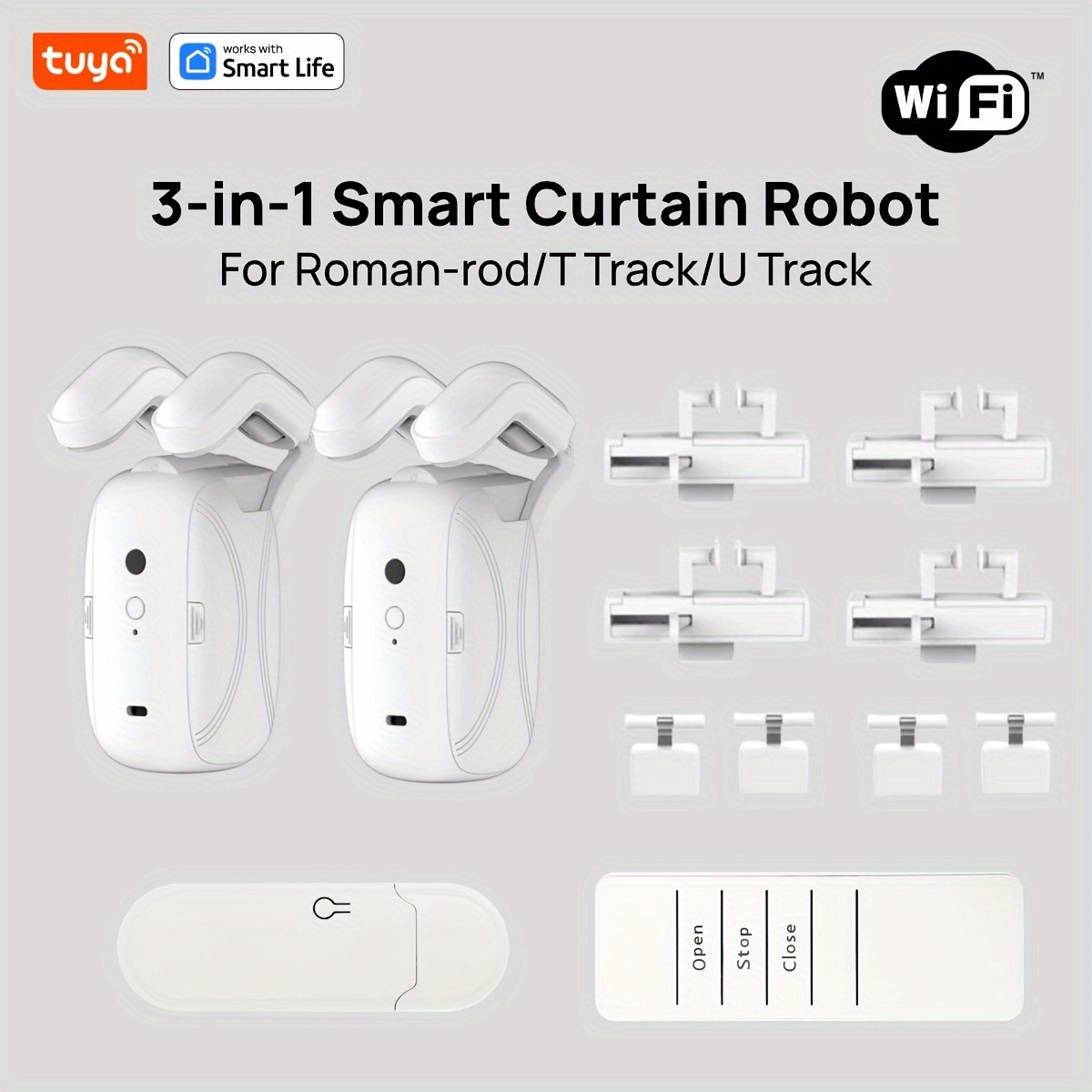 1/2 stuks Tuya Smart WiFi gord - Smart Curtain Robot recensie en prijs