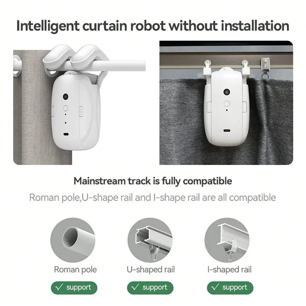 Slimme elektronische gordijnop - Smart Curtain Robot recensie en prijs