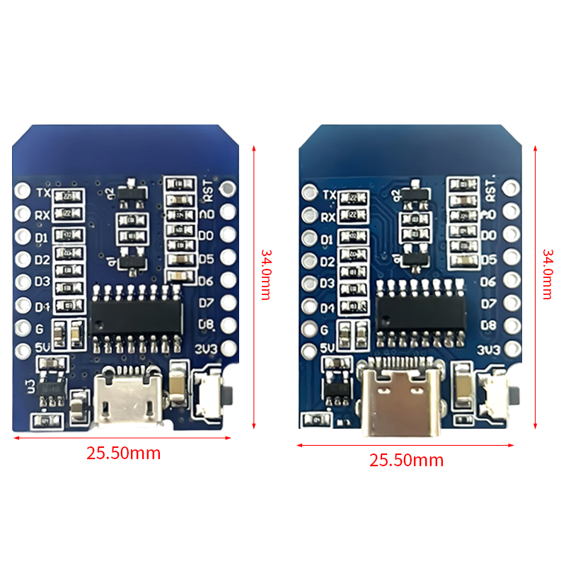 XCW WeMos D1 Mini TYPE-C/Micro - Smart Home Arduino recensie en prijs