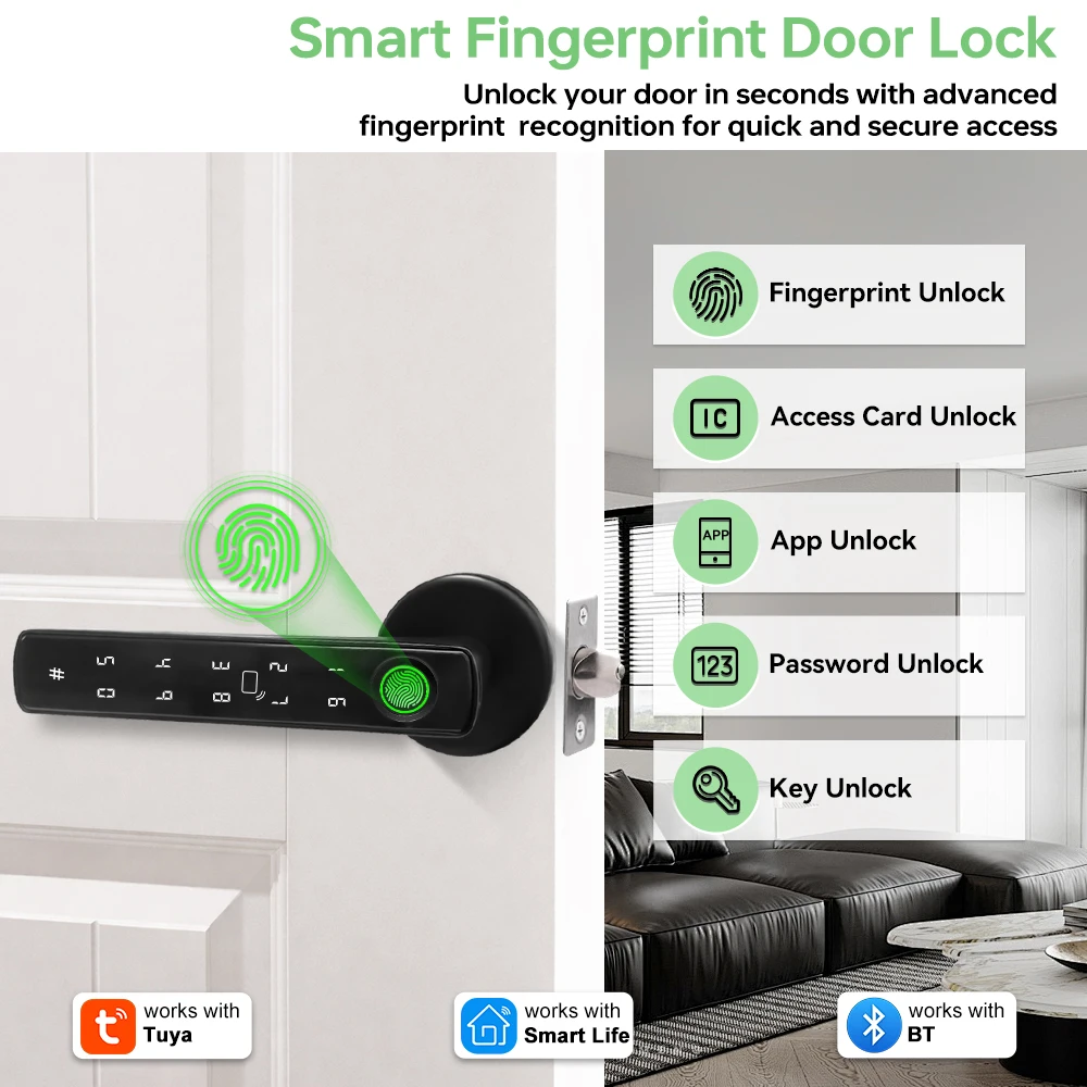 Tuya Bluetooth Smart Fingerpri - Smart Home Hotel recensie en prijs