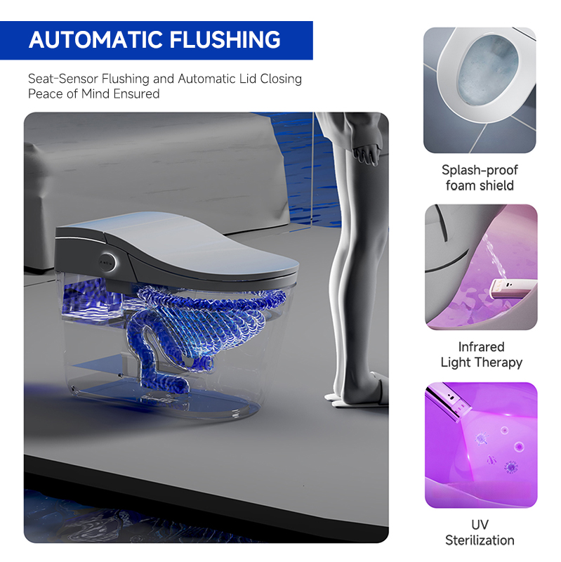 Luxe vierkante slimme toilet m - Smart Home Hotel recensie en prijs