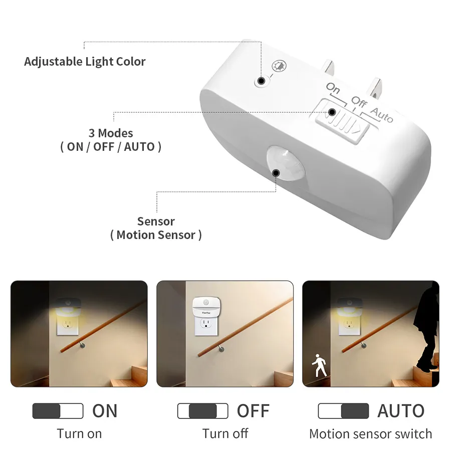 LED-nachtlampje Bewegingssenso - Smart Baby Night Light recensie en prijs